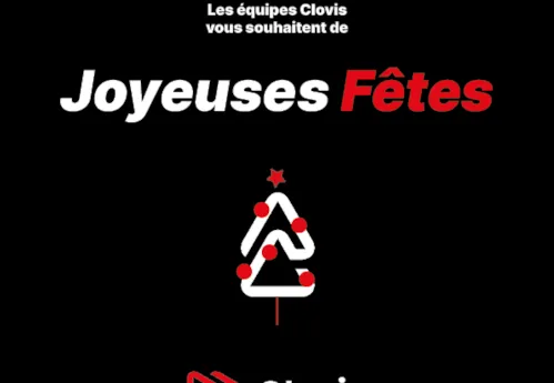 Clovis vous souhaite de joyeuses fêtes